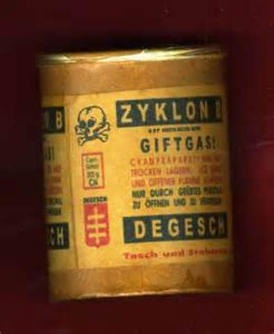 Aushwitz begins to use gas