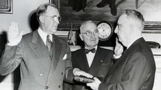 Harry S Truman Sworn in as President