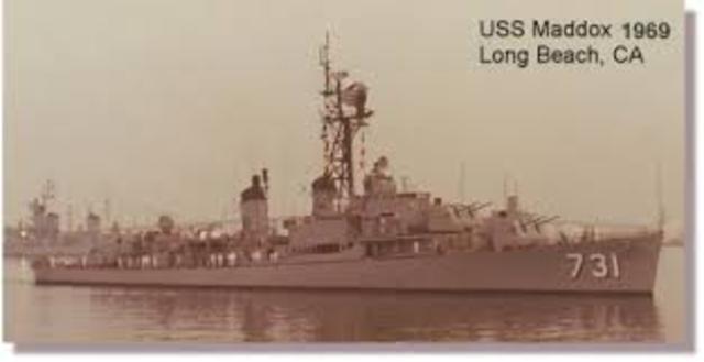 USS Maddox Warship