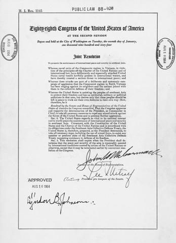 Gulf of Tonkin Resolution