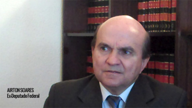 Tiros disparados contra o escritorio do deputado Ayrton Soares