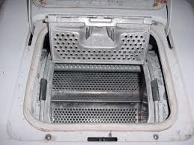 First top-loading automatic washer