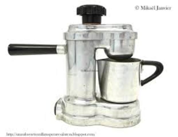 First automatic coffeepot