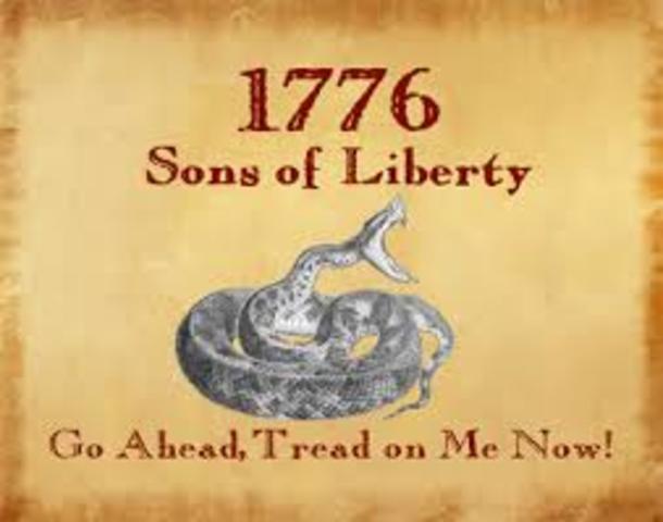 Formation of sons of liberty