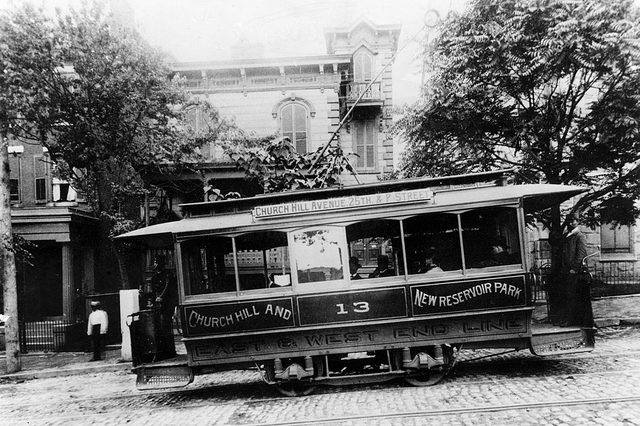 •  First electric trolley line, Richmond, VA