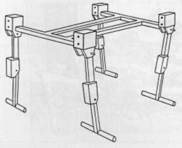 First Computer controlled walking machine