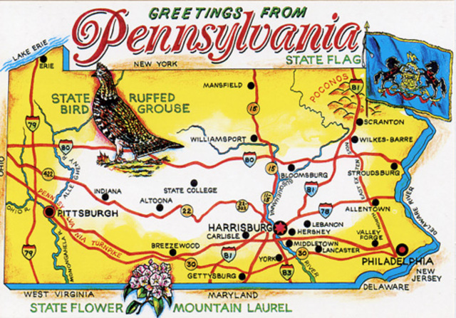 Moved to Pennsylvania