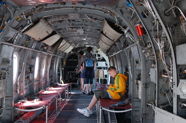 inside the acuall plane