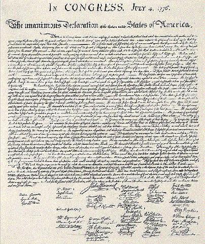 The Declarition of Independance
