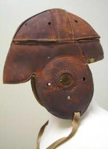 history of football helmets