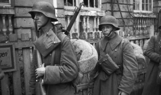 Arthur and the other boys are taken by the Nazi's to fight in the war.