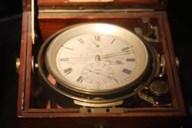 The chronometer was tested in 1761 the clock was in error by less than 5 seconds.
