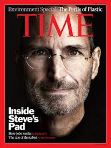 Portrait of Steve Jobs gets put on Time Magazine