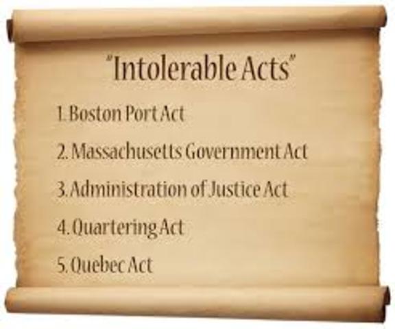 Coercive Acts/Intolerable Acts