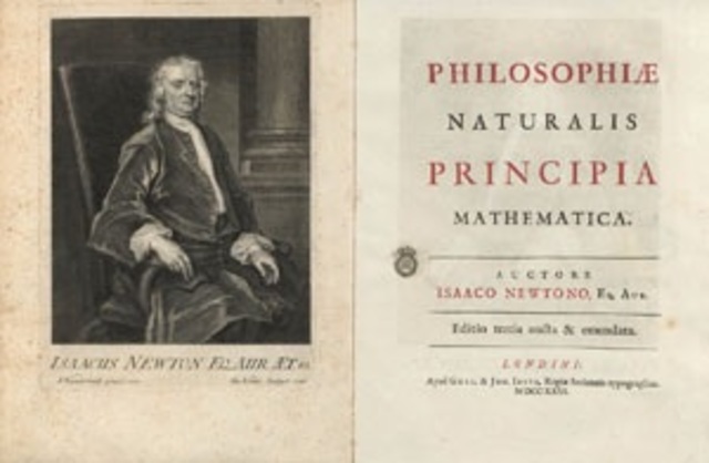 Newton publica el libro principios matemáticos