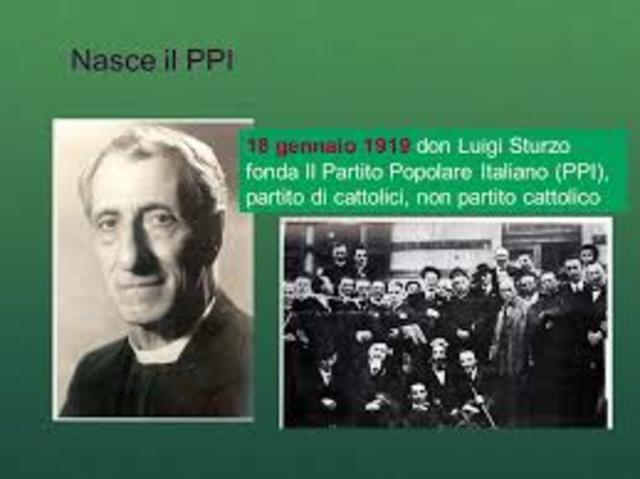 fondazione del partito popolare italiano
