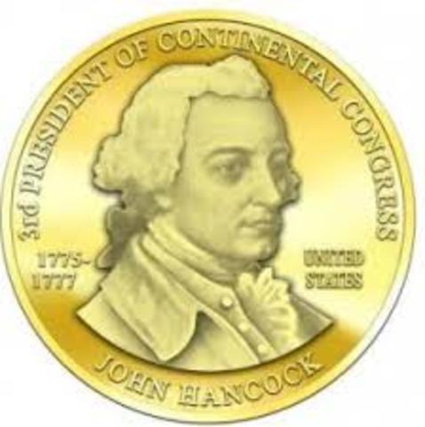 John Hancock Becomes President