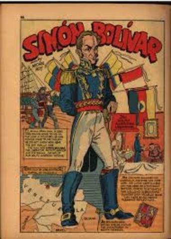 Historieta "Bolivar" biografia del libertador