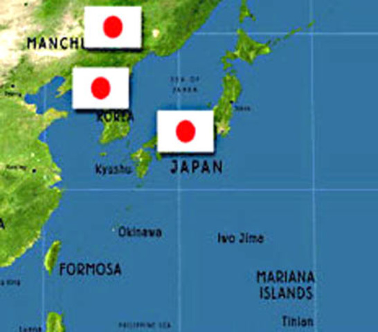 Japan occupies Korea