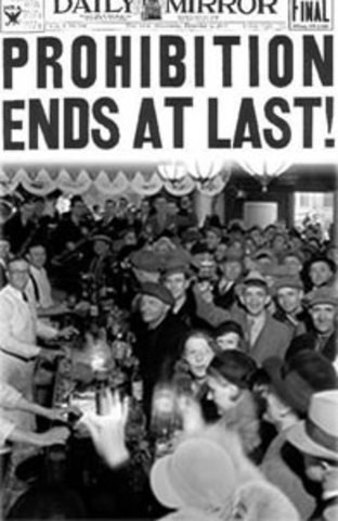 Prohibition Ends
