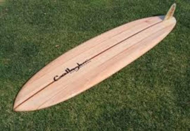 first bulsa wood surfboard