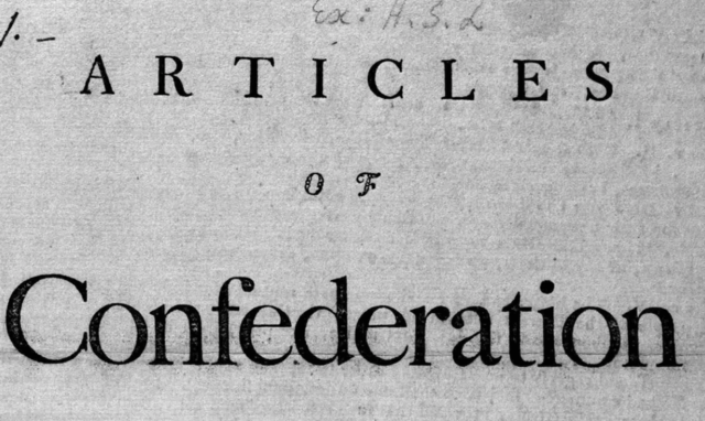 The Articles of Confederation