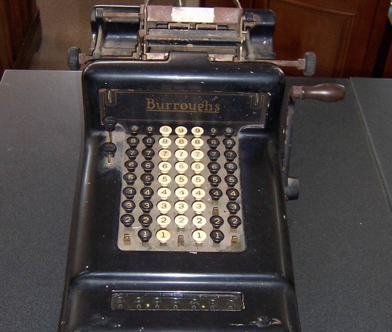 P100 Burroughs Adding Machine