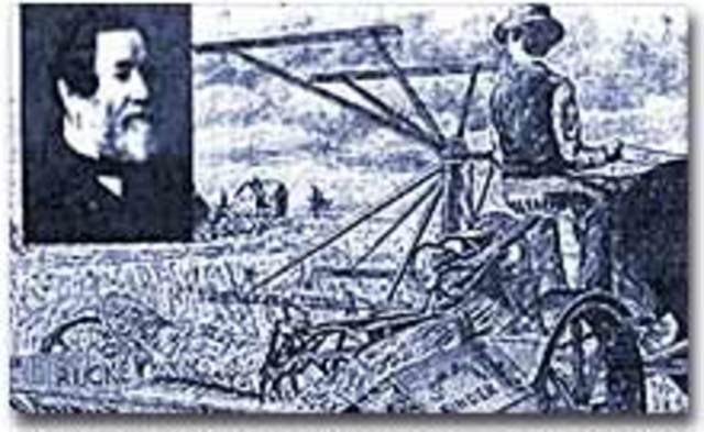 Cyrus Mccormick's reaper boosted American wheat production