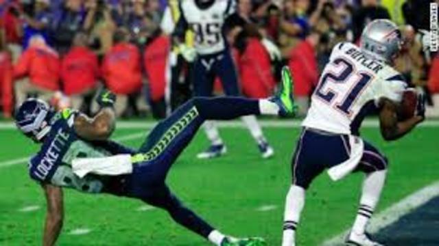 Patriots beat the Seattle Seahawks on a game saving interception