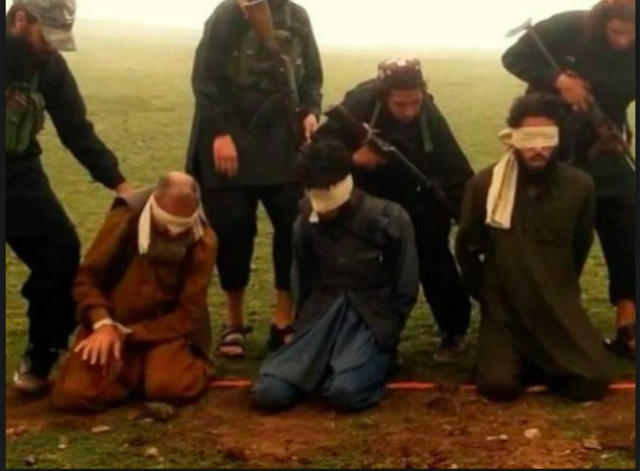 In 1997 Taliban prisoners are killed in their thousands by the Northern Alliance