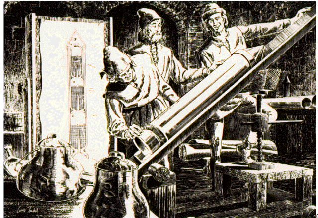 First Drawings of Prototype Rockets