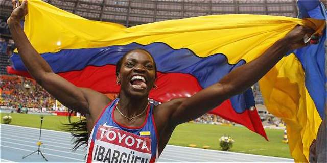 Campeona en salto triple en Juegos Panamericanos Catherine Ibargüen