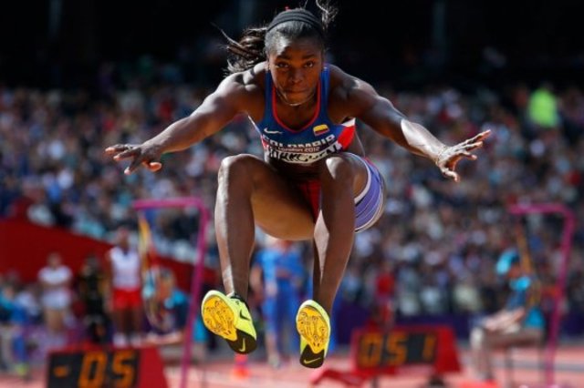 Medalla de Plata en Juegos Olimpicos Catherine Ibargüen.