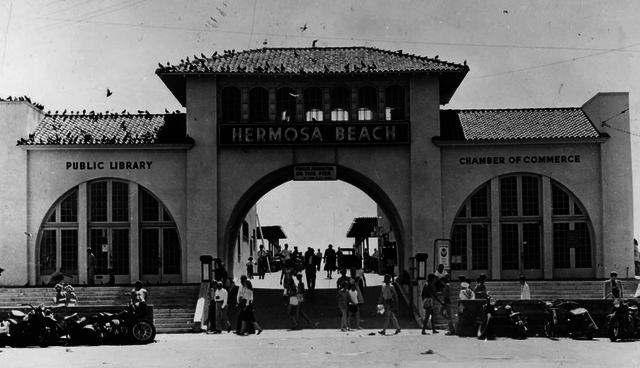 First Skateboard contest in Hermosa Beach, California