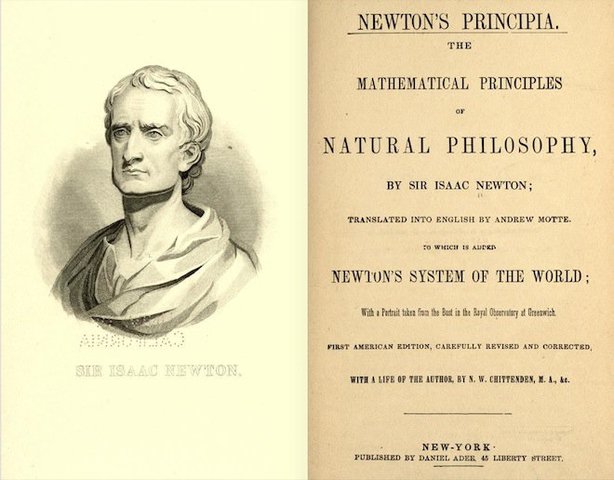 newton plubica su libro