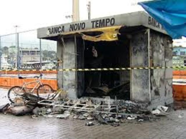 Tiros em bancas de revistas