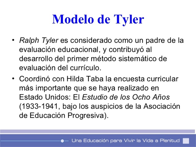 Ideas de Ralph Tyler