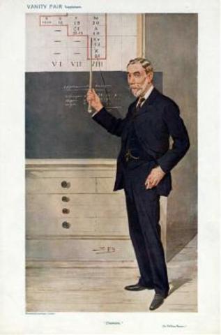 1894 -  Sir William Ramsay and Lord Rayleigh discovered the noble gases and they were added to the periodic table as group O.