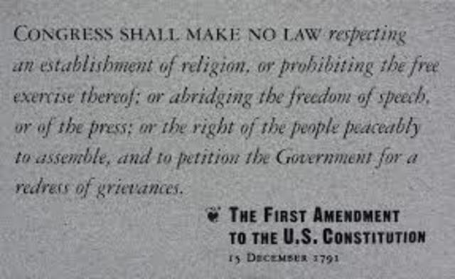 The First Amendment