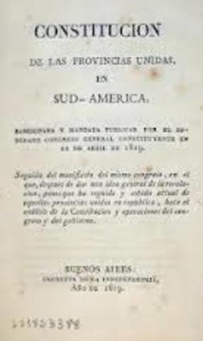 Constitución de las Provincias Unidas
