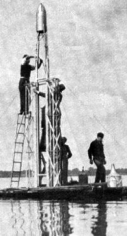 First Testing Rocket for a Modern Manned Rocket