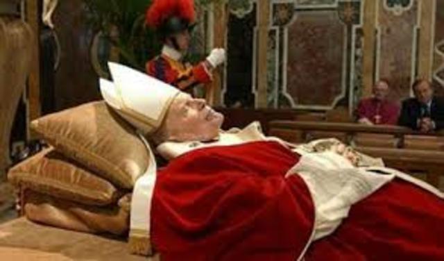 Morte di papa Giovanni Paolo II