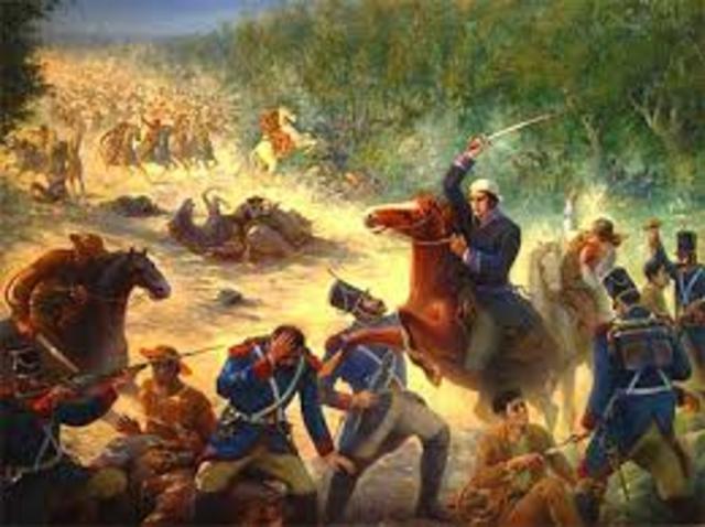 Jose Maria Morelos y Pavon es cercado en Atenango del Rio