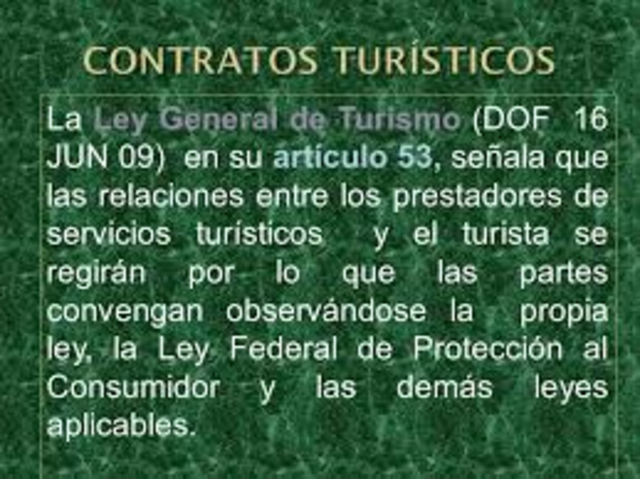 SEPTIMA LEY GENERAL DE TURISMO