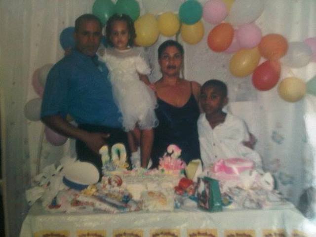 celebracion de mi tercer año junto a mi familia