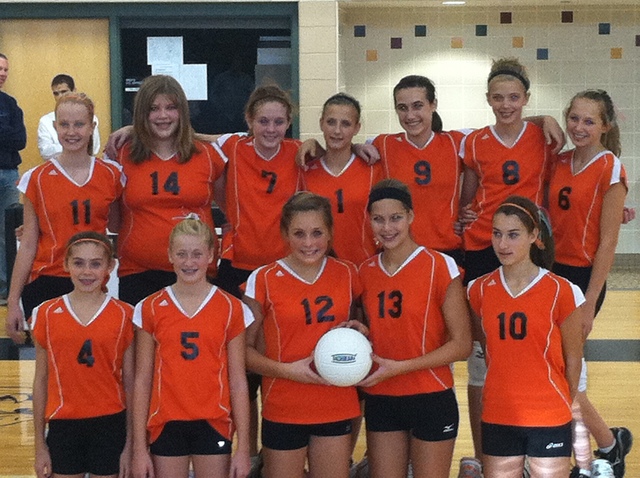 I made my first volleyball team