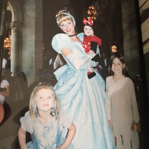 Saw Mickey for the first time