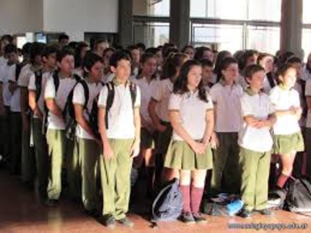 mi primer dia de clases en la secundaria