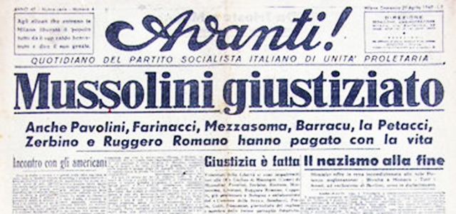 Morte di Benito Mussolini