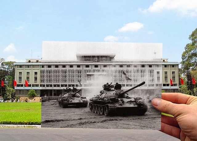 North and South Vietnam reunite